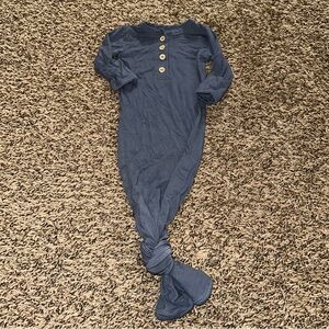 Growing Sweetpeas Navy Kids Sleep Sack with Button Accents